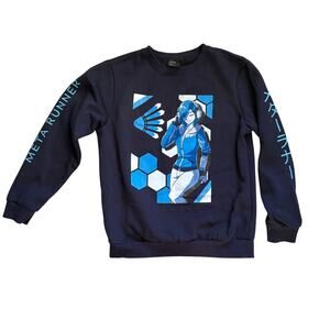 Meta Runner Tari Sweatshirt Adult Size M Blue (SMG4) (Season 2, 2020) RARE